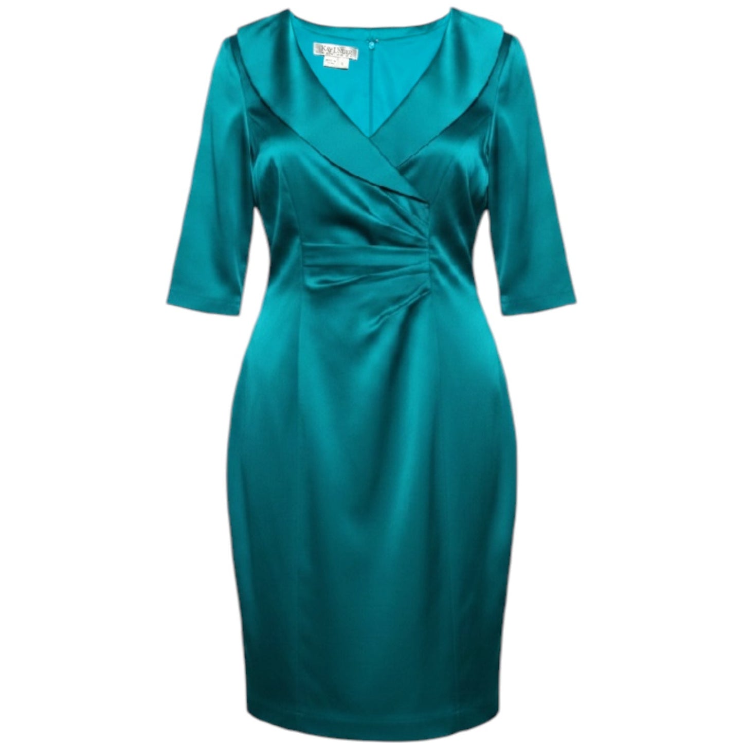 Dress Party Midi By Kay Unger In Teal, Size: 8
