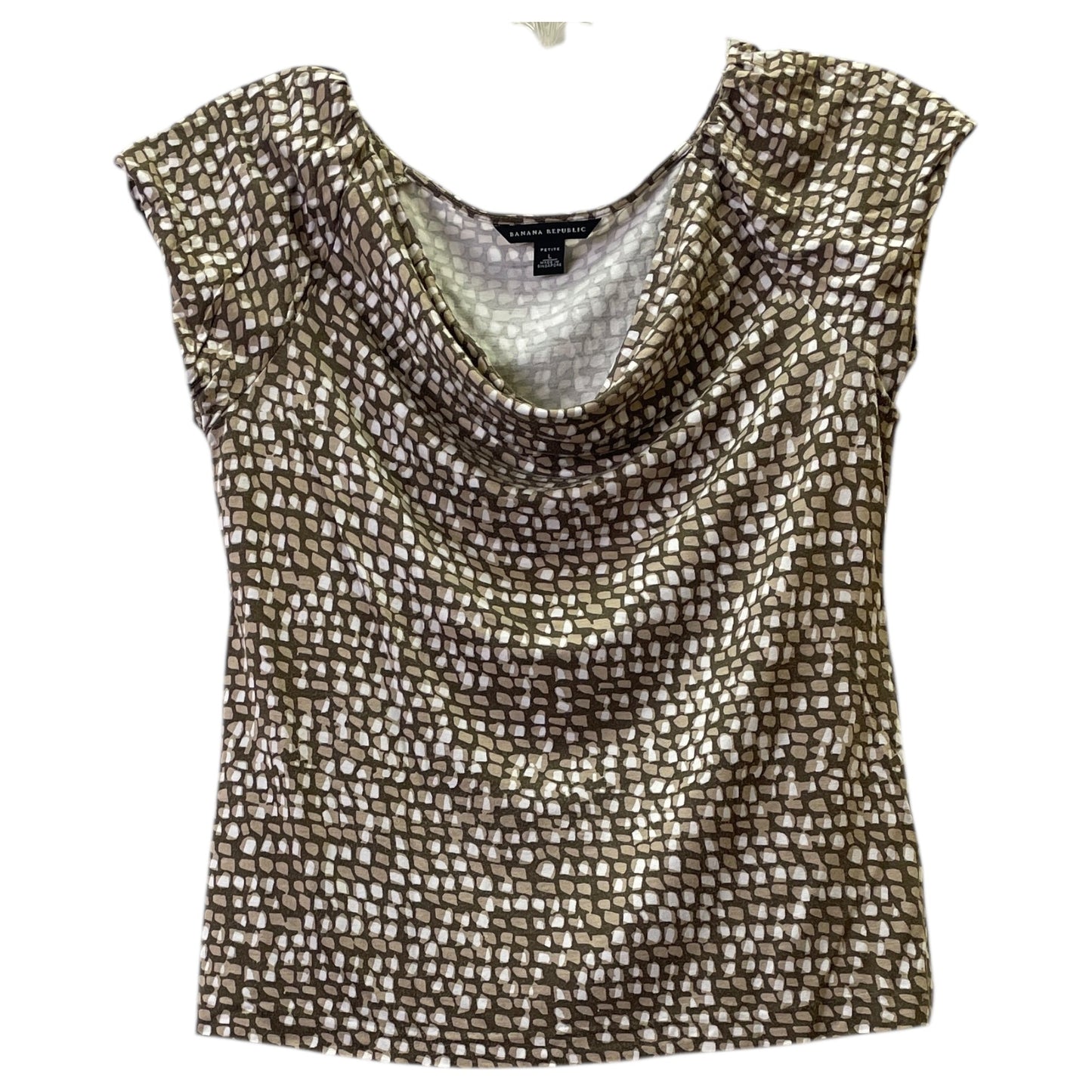 Top Ss Basic By Banana Republic In Brown, Size:L