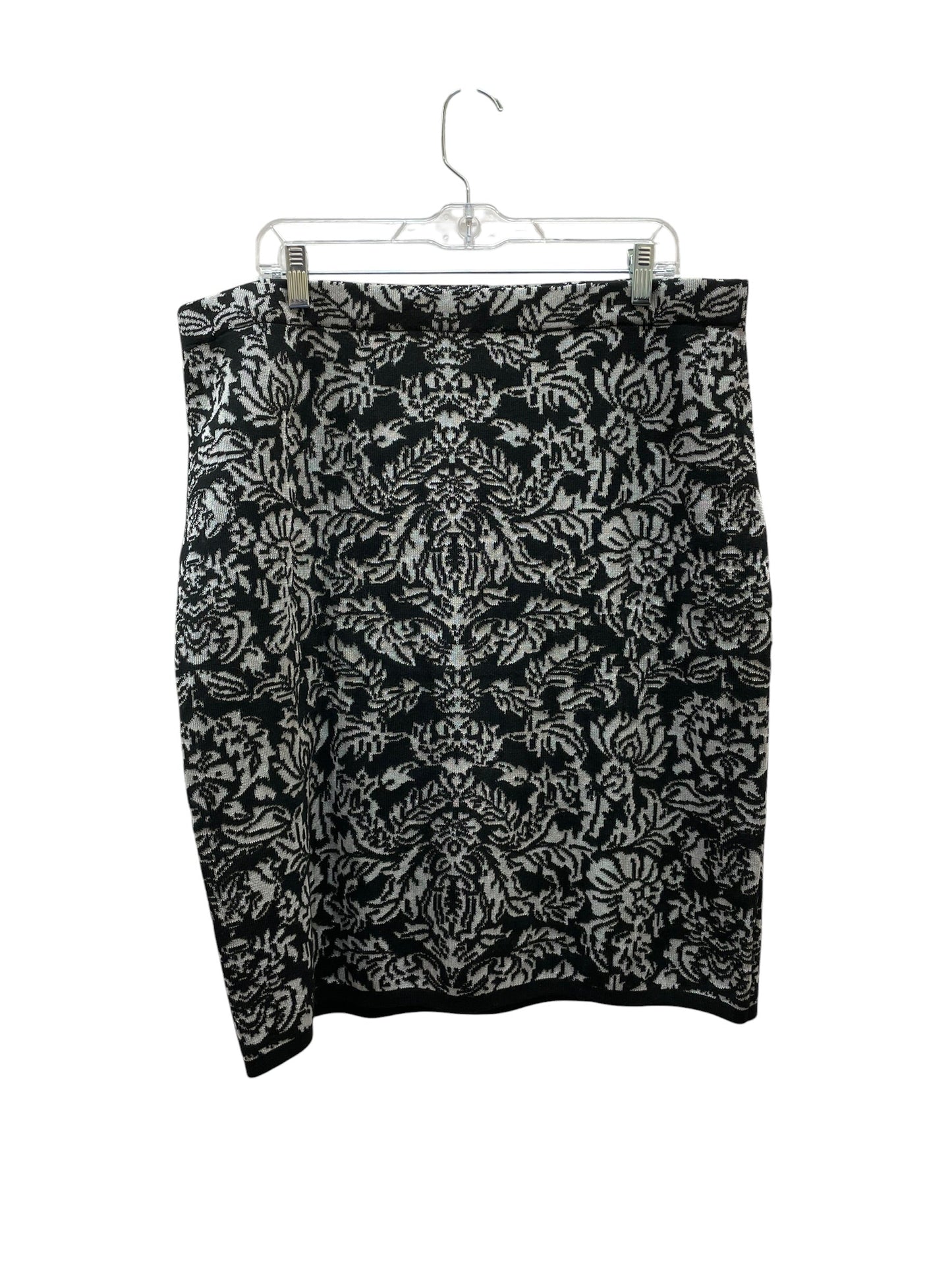 Skirt Midi By Calvin Klein In Black, Size:Xl