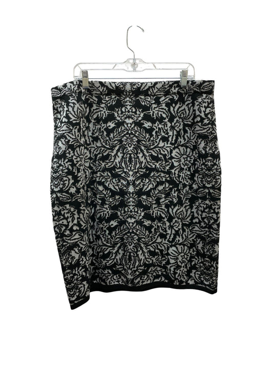 Skirt Midi By Calvin Klein In Black, Size:Xl