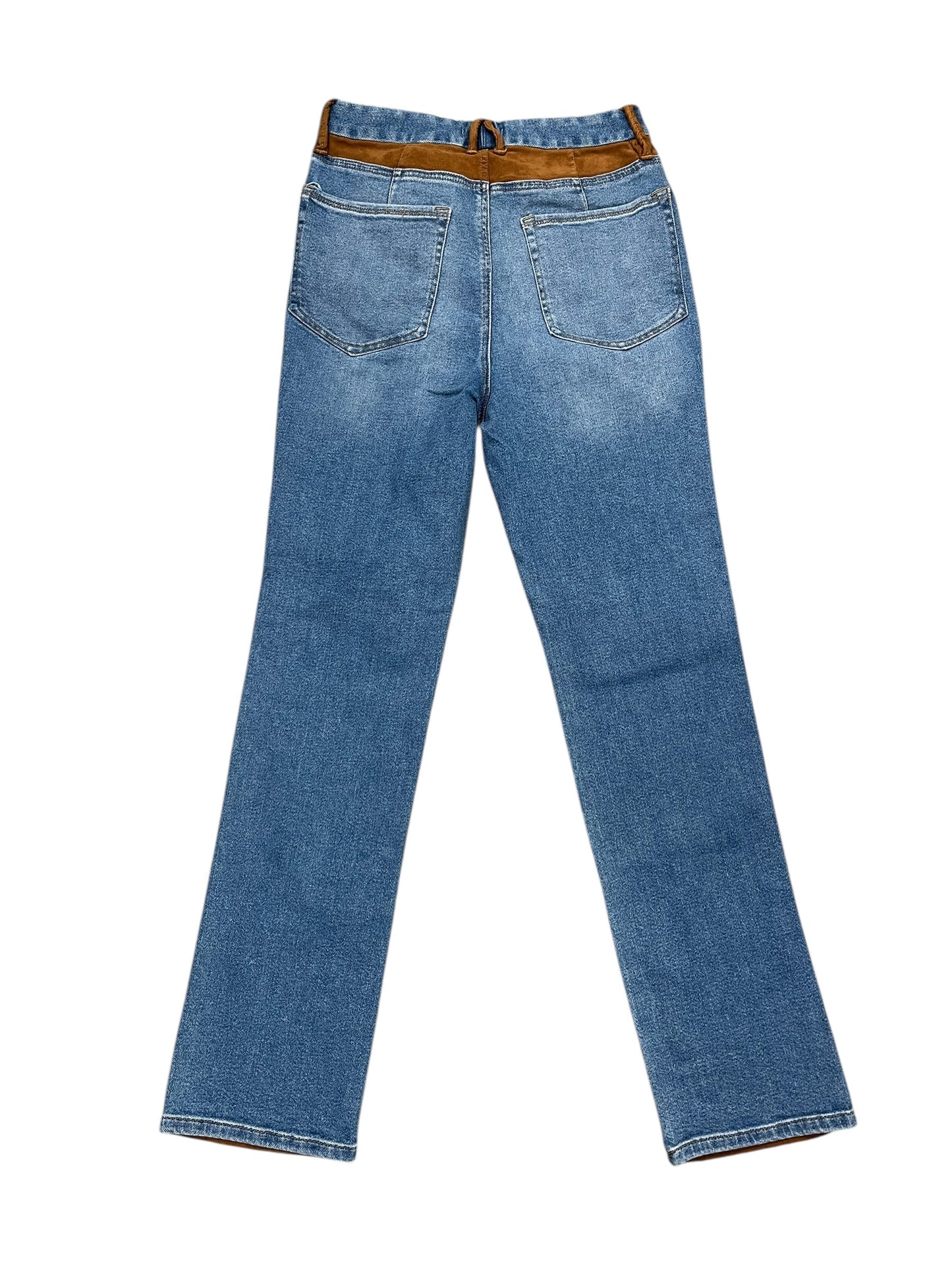 Jeans Flared By Good American In Blue Denim, Size:10