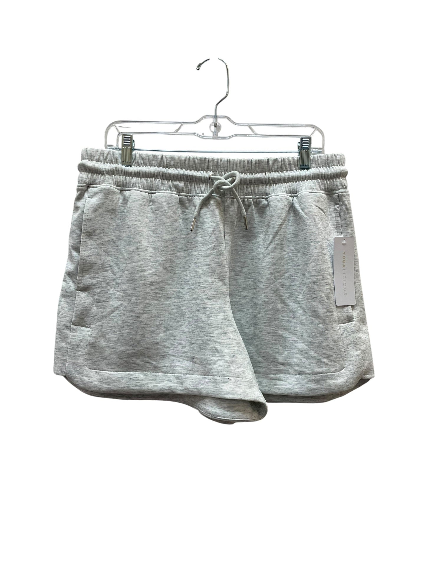Shorts By Yogalicious In Grey, Size:Xl