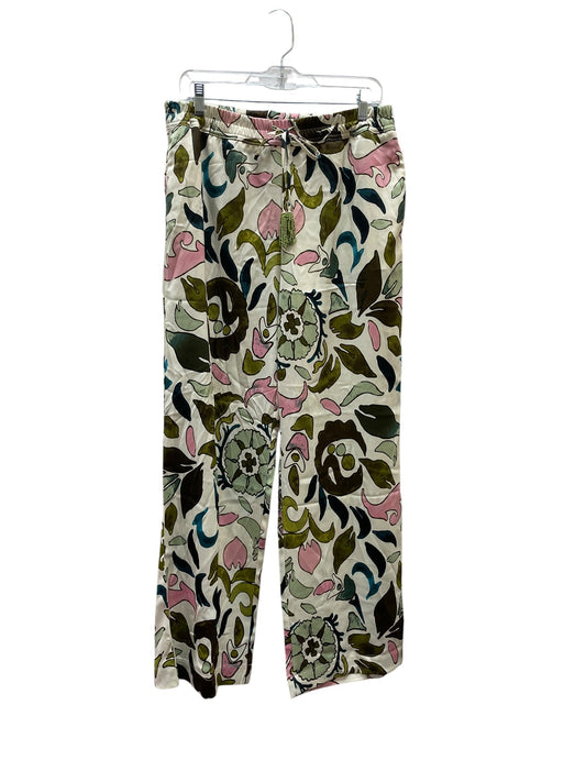 Pants Wide Leg By Joie In Floral Print, Size:8