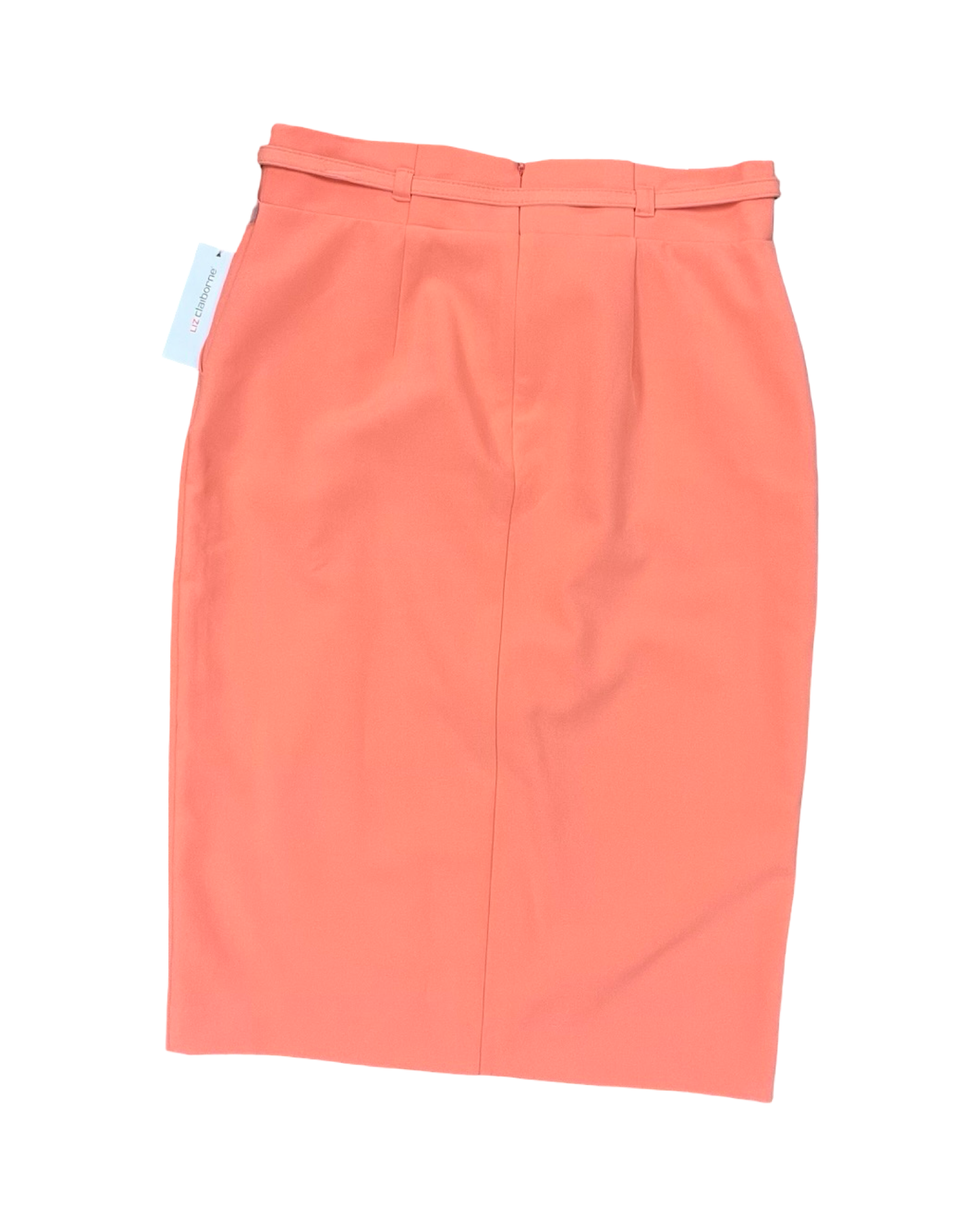 Skirt Midi By Liz Claiborne In Orange, Size:10