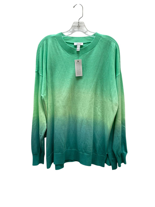 Sweater By D&Co. In Green, Size:L
