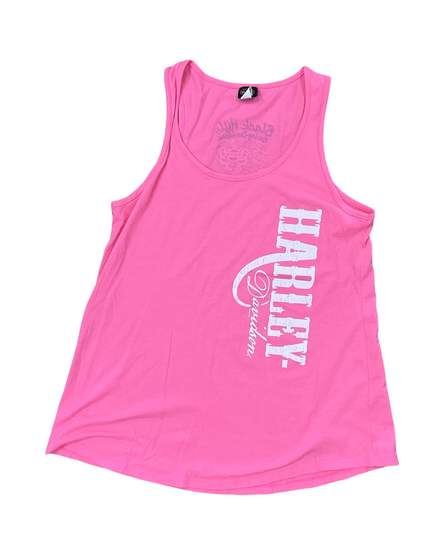 Top Sleeveless By Harley Davidson In Pink, Size:L