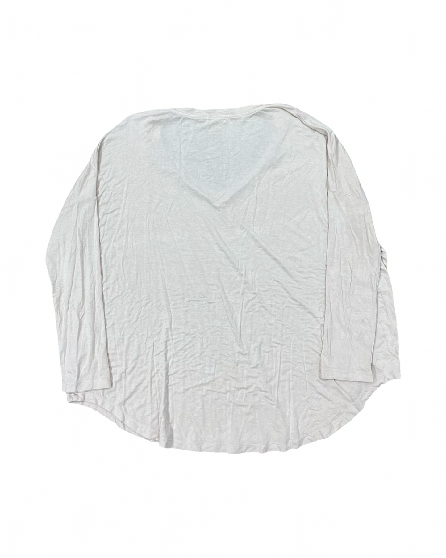 Top Ls Basic By Clothes Mentor In Cream, Size:L