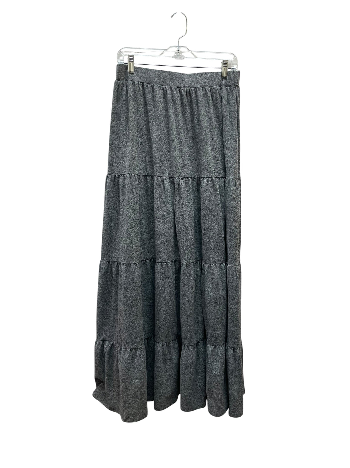 Skirt Maxi By Shein In Grey, Size:Xl