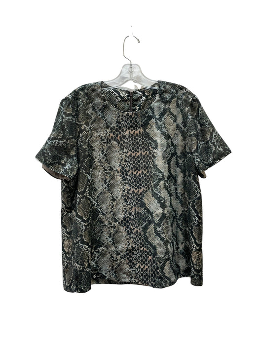 Top Ss By Elie Tahari In Snakeskin Print, Size:L