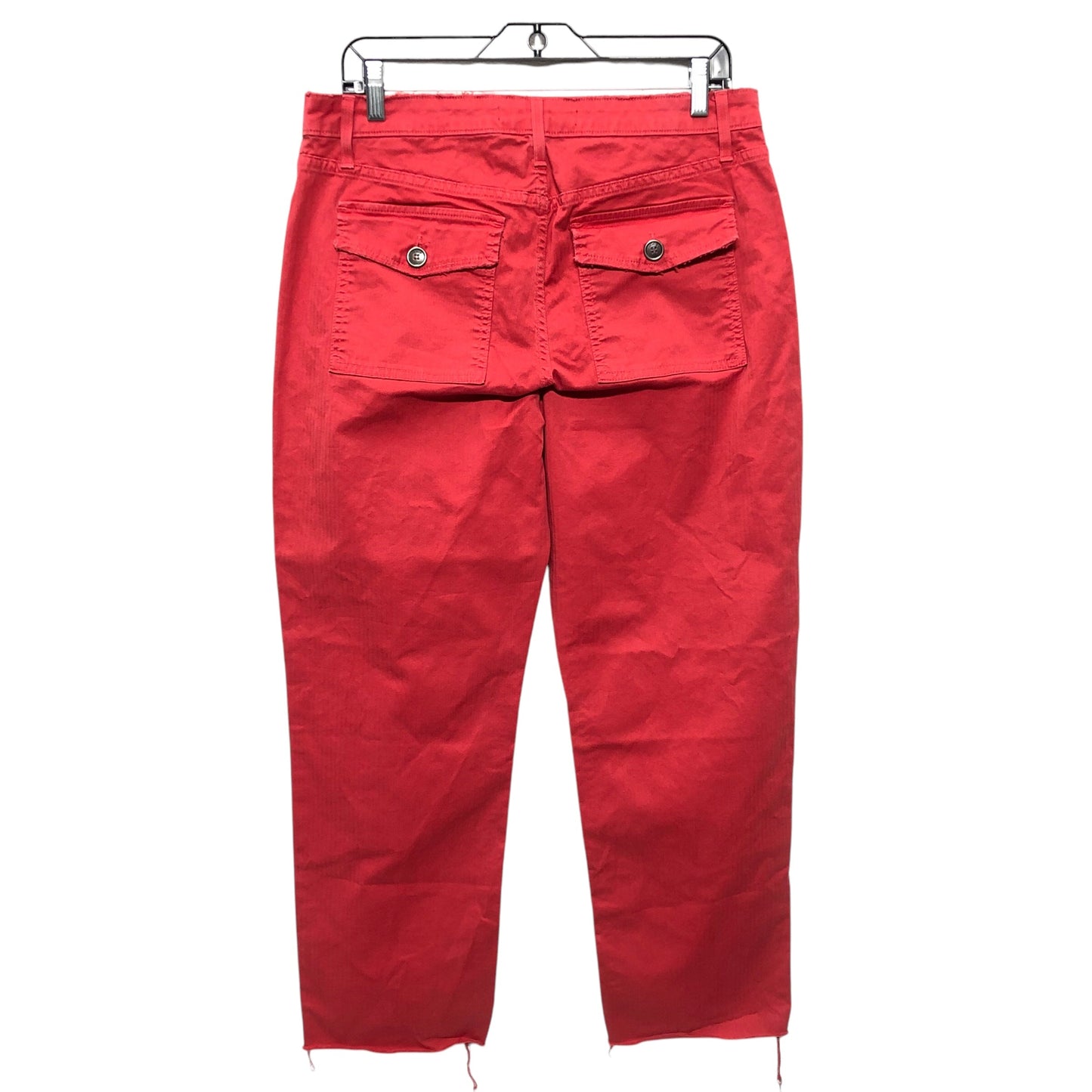 Jeans Cropped By Joes Jeans In Red, Size:12