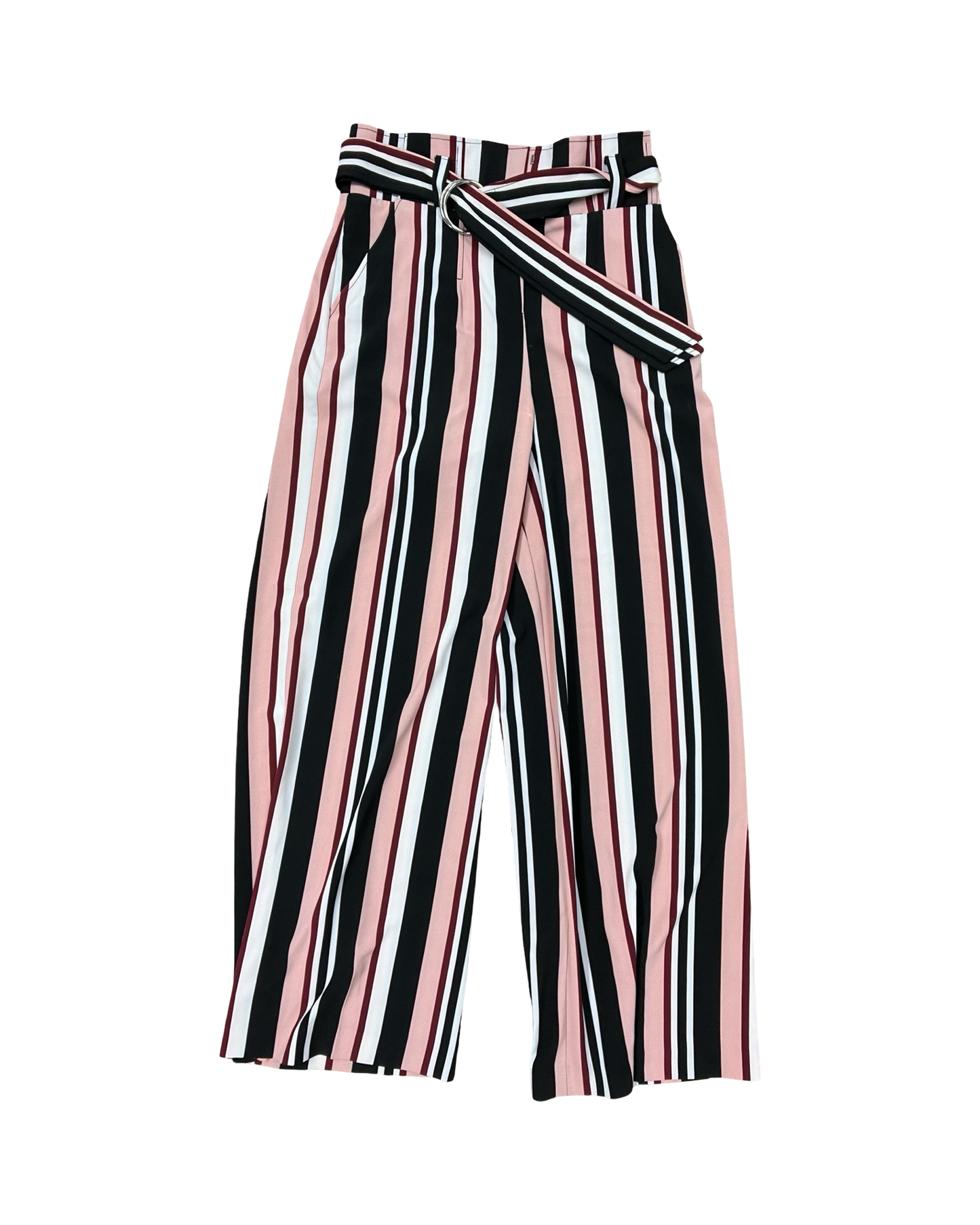 Pants Dress By New York And Co In Black & Pink, Size:10