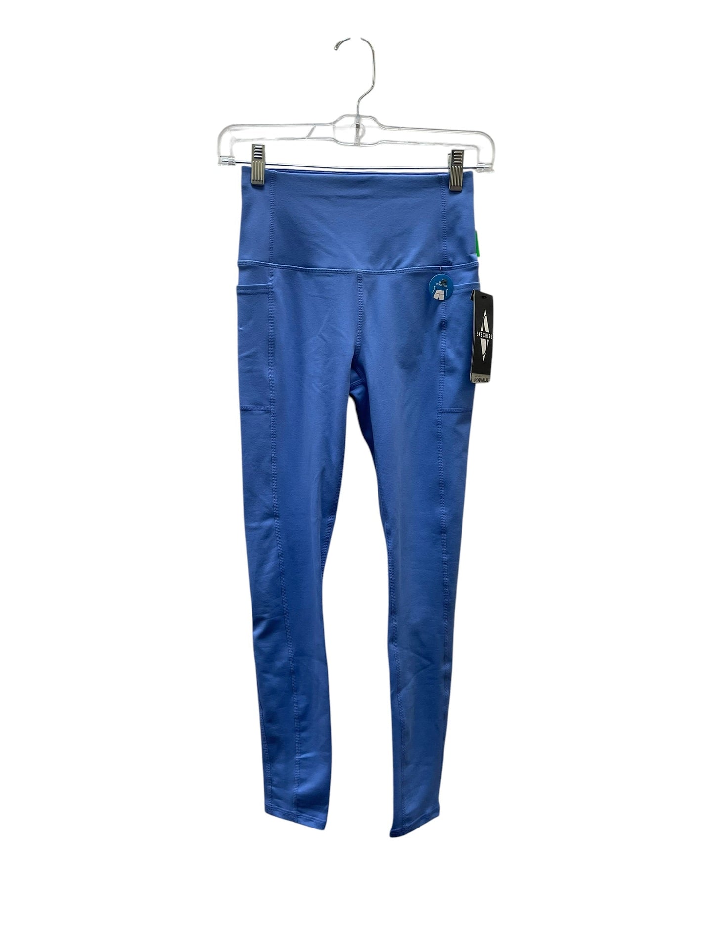 Athletic Leggings By Skechers In Blue, Size:Xs