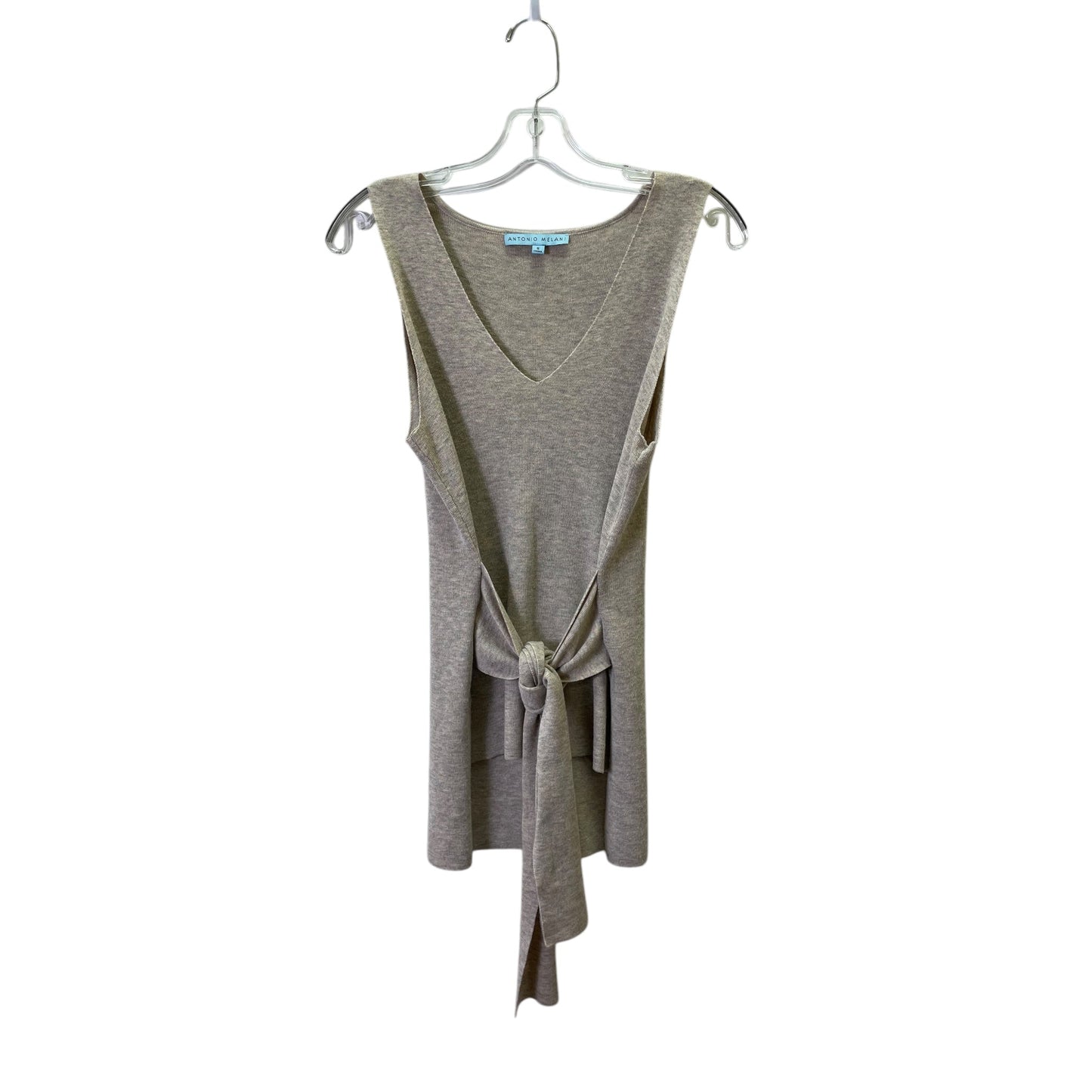 Vest Sweater By Antonio Melani In Taupe, Size:S