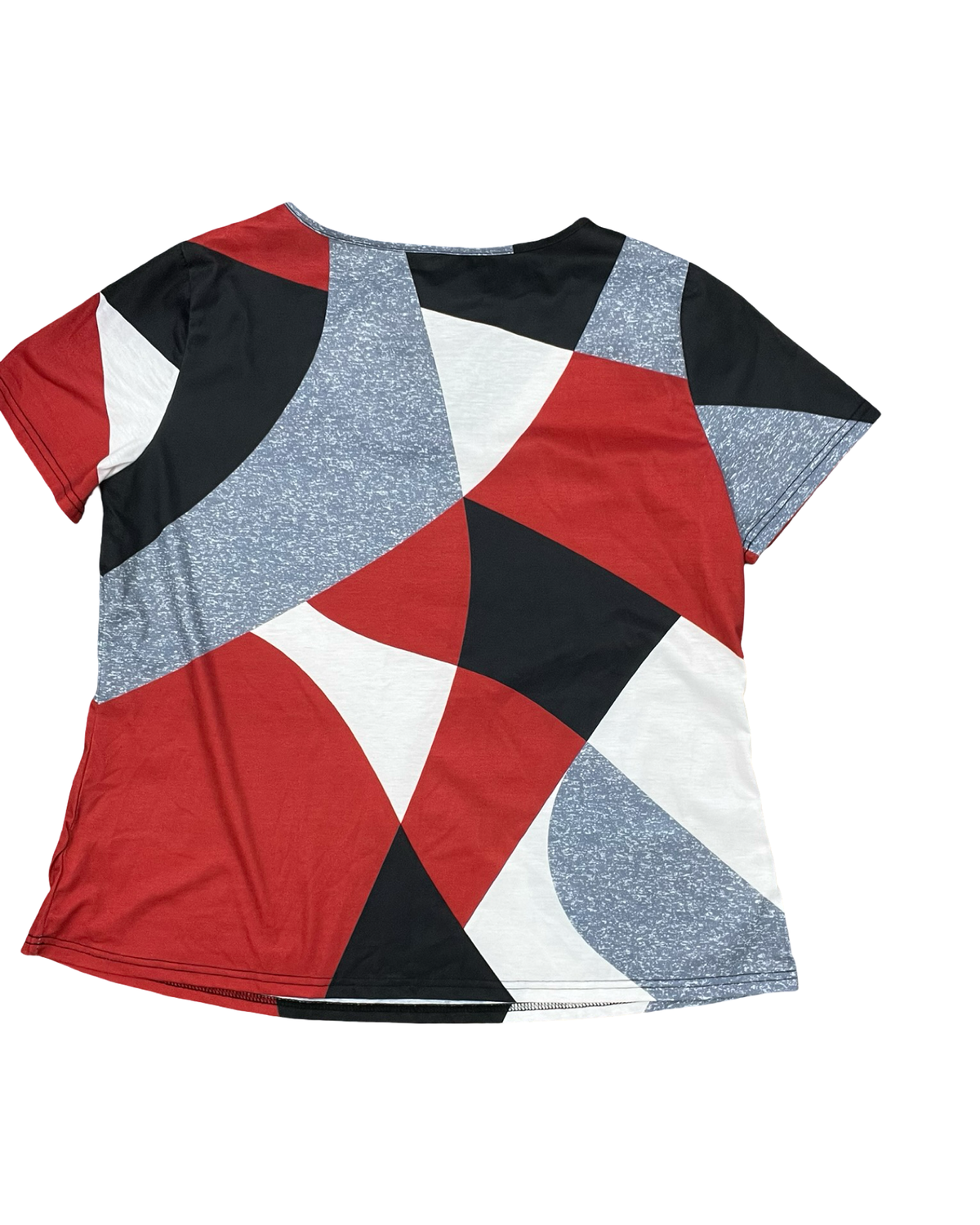 Top Ss By Clothes Mentor In Black & Red, Size:2X