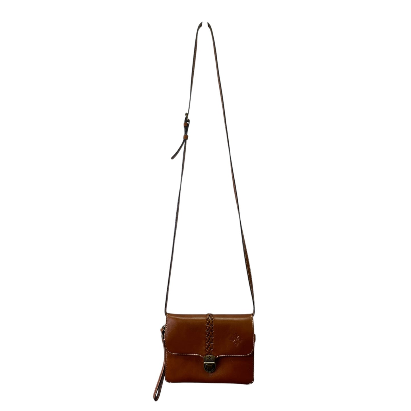 Crossbody Designer By Patricia Nash In Tan, Size:Small