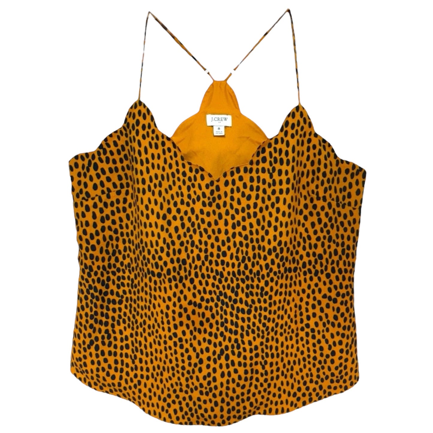 Top Sleeveless By J. Crew In Animal Print, Size: 8