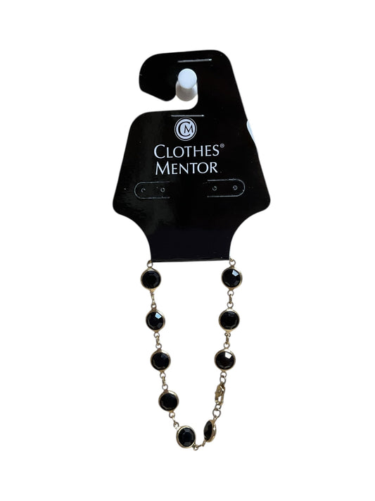 Bracelet Chain By Clothes Mentor In Black & Gold
