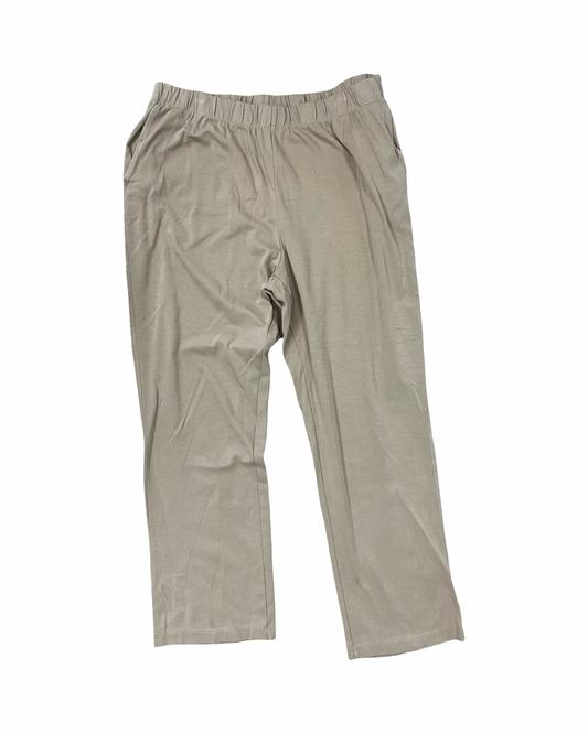 Pants Lounge By Lands End In Tan, Size:18