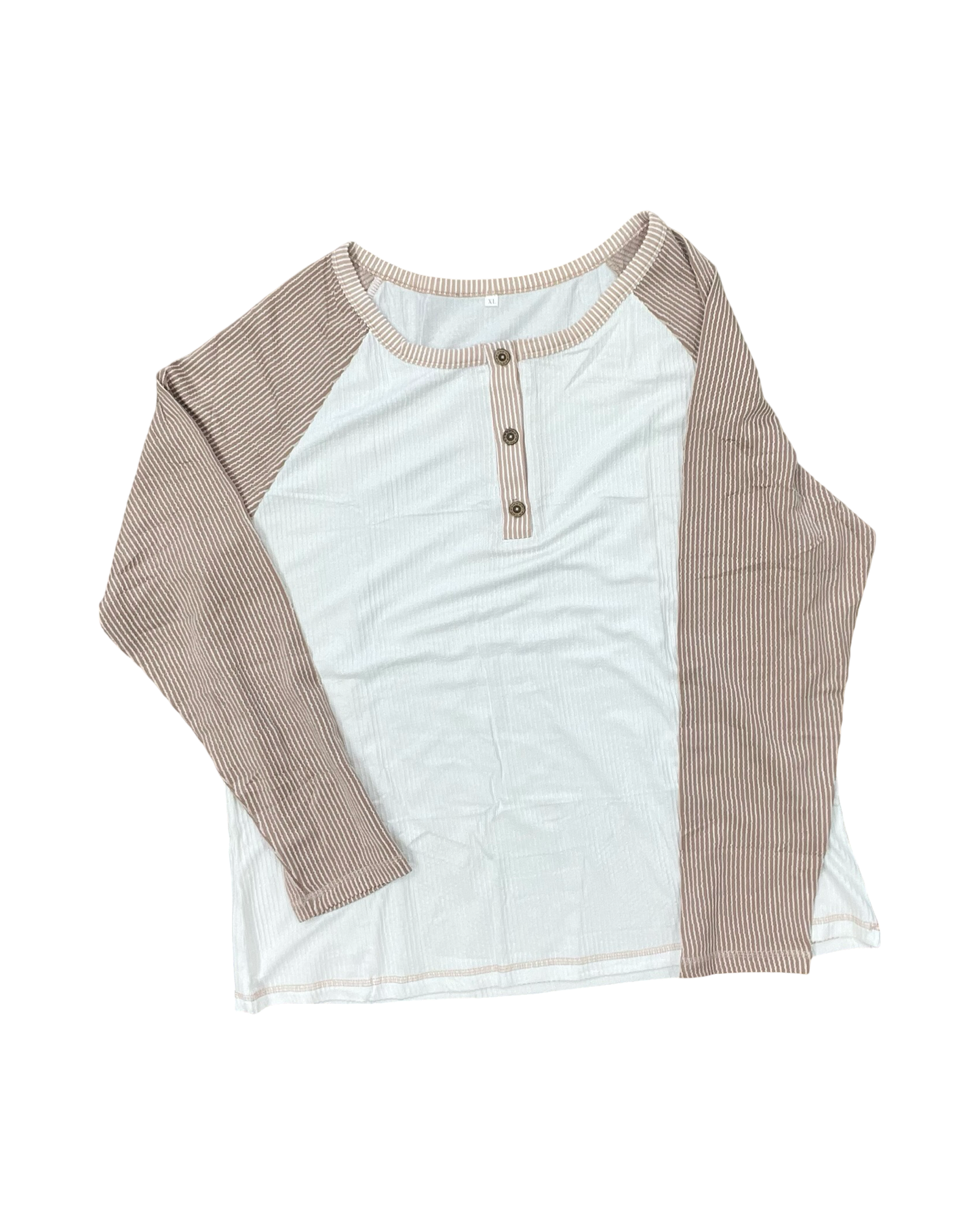 Top Ls By Clothes Mentor In Cream, Size:Xl