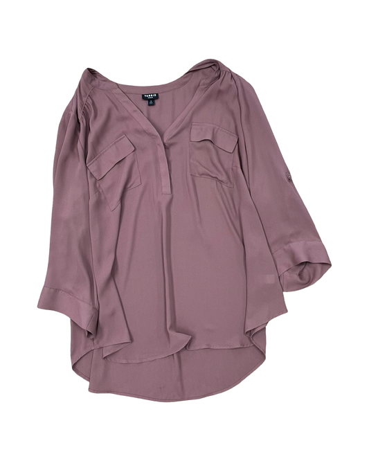 Top 3/4 Sleeve By Torrid In Brown, Size:2X