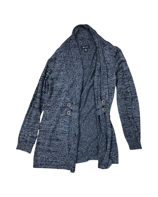 Sweater Cardigan By Ab Studio In Grey, Size:S