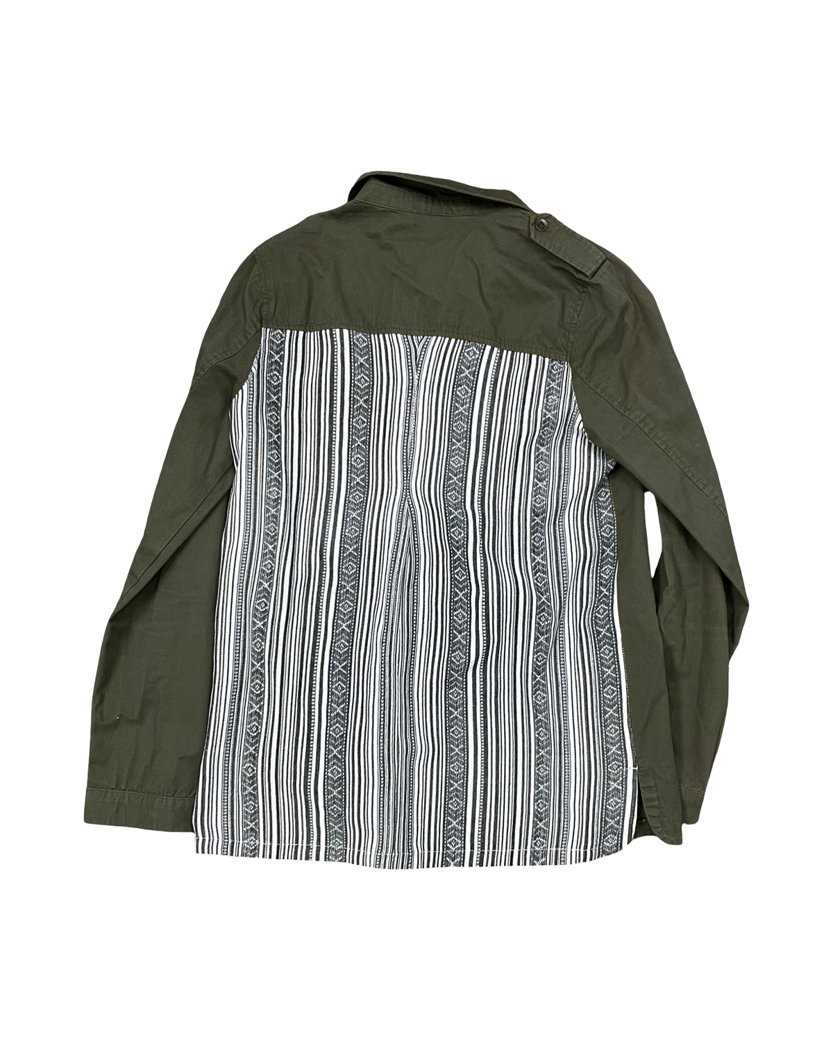 Blouse Ls By Blu Pepper In Green, Size:M