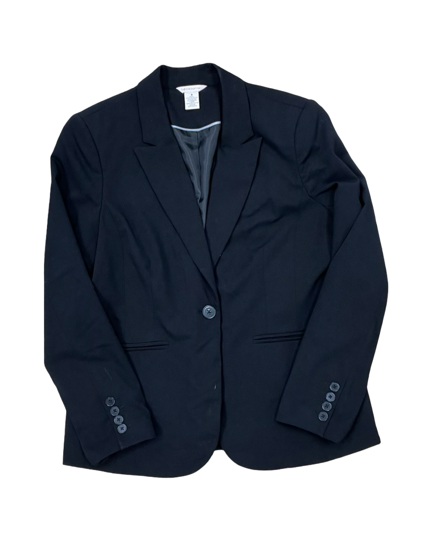 Blazer By Liz Claiborne In Black, Size:M