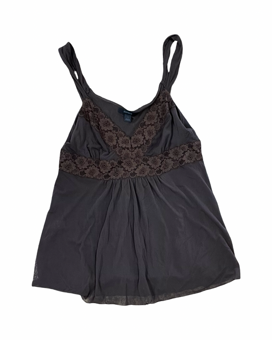 Top Cami By Express In Brown, Size:L