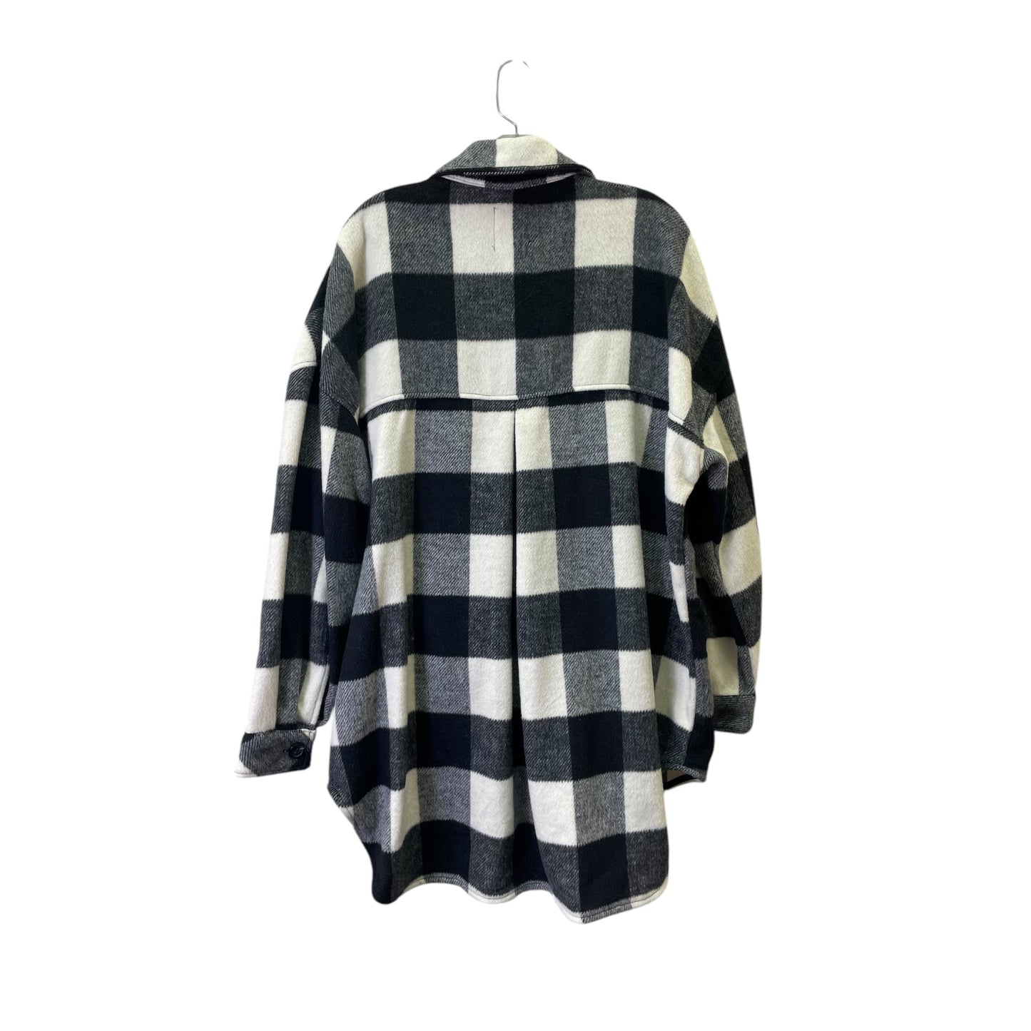 Jacket Shirt By So In Plaid Pattern, Size:Xl