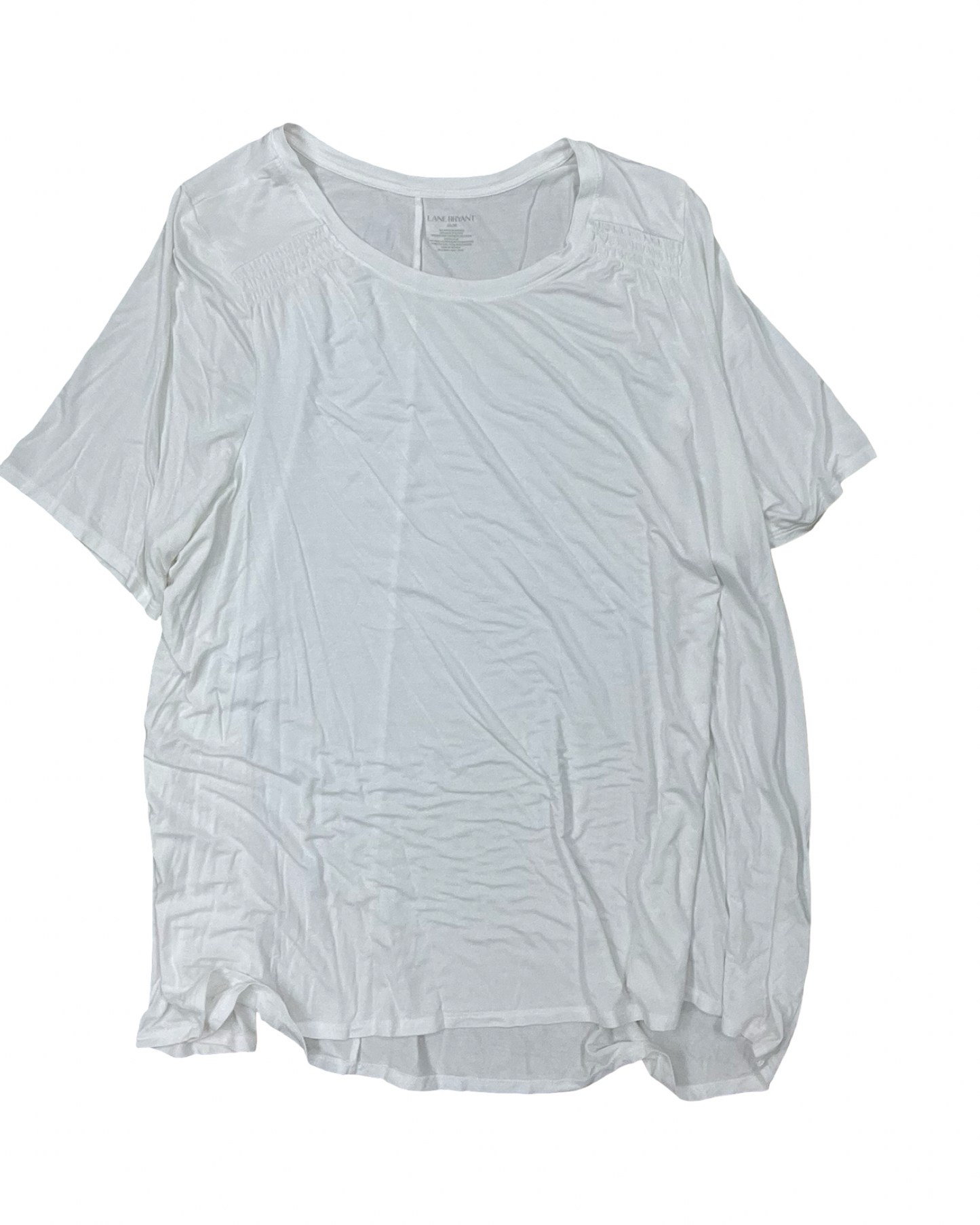 Top Ss By Lane Bryant In White, Size:4X