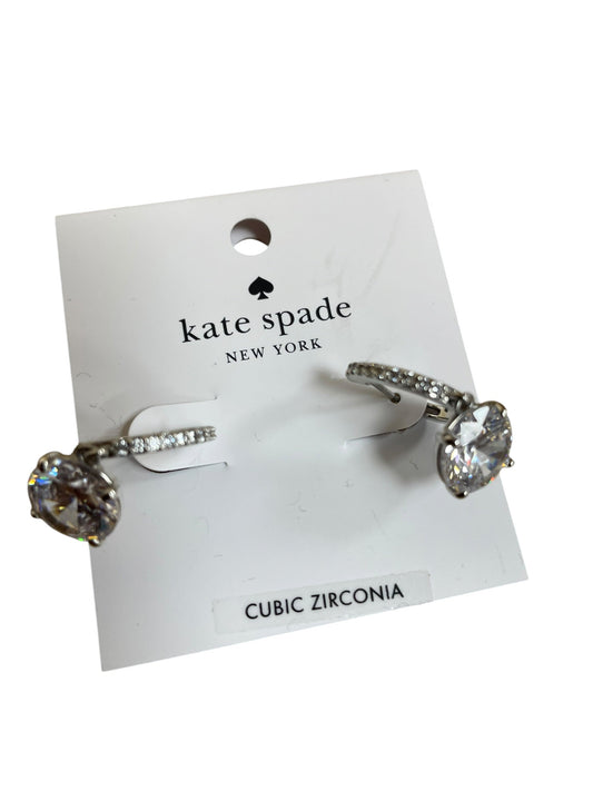Earrings Designer By Kate Spade In Silver