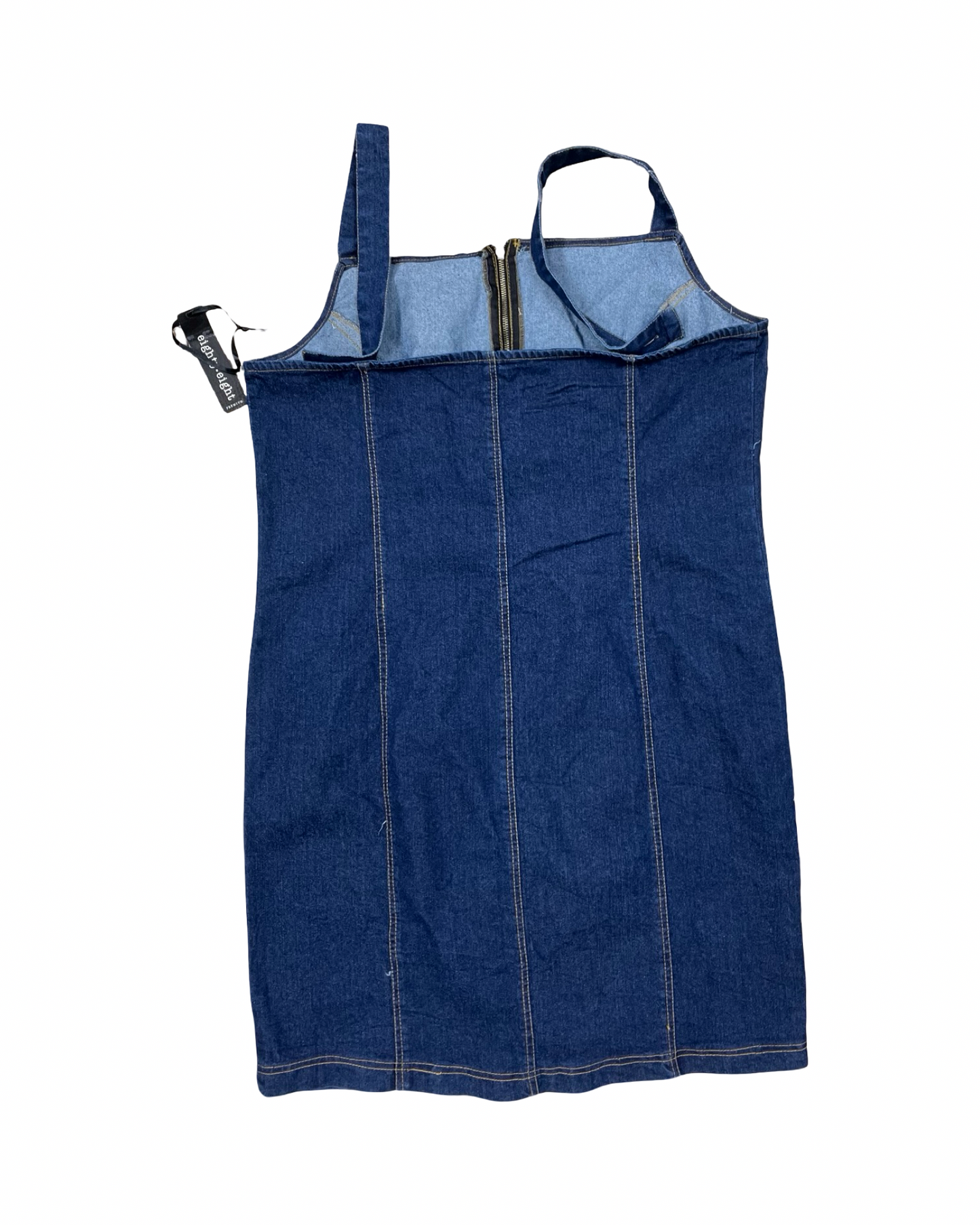 Dress Casual Midi By Clothes Mentor In Blue Denim, Size:2X