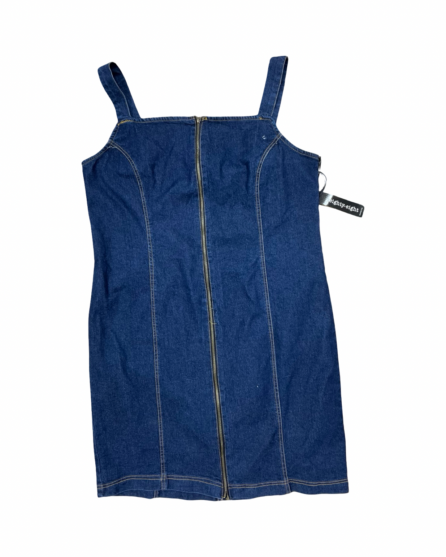 Dress Casual Midi By Clothes Mentor In Blue Denim, Size:2X