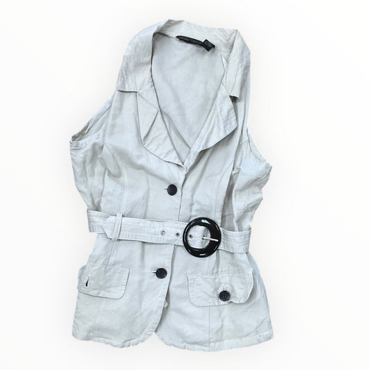 Vest Other By Clothes Mentor In Tan, Size:S