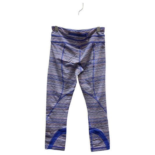 Athletic Leggings By Lululemon In Purple, Size:4