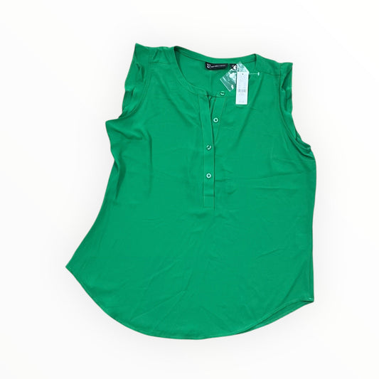 Blouse Sleeveless By New York And Co In Green, Size:L