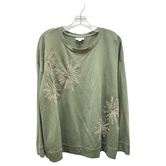 Top Ls By J. Jill In Green, Size:Xl