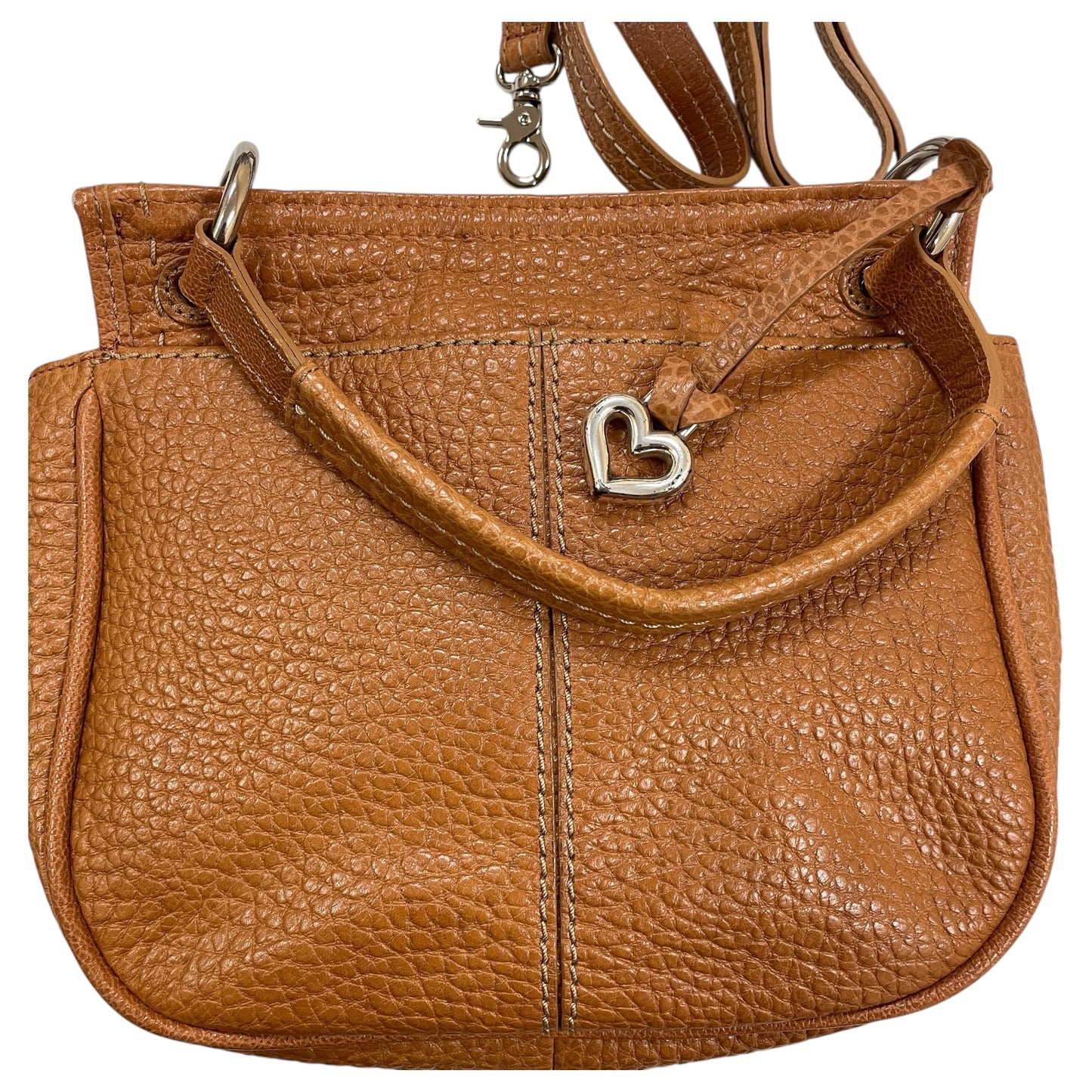 Handbag Leather By Brighton In Tan, Size:Medium