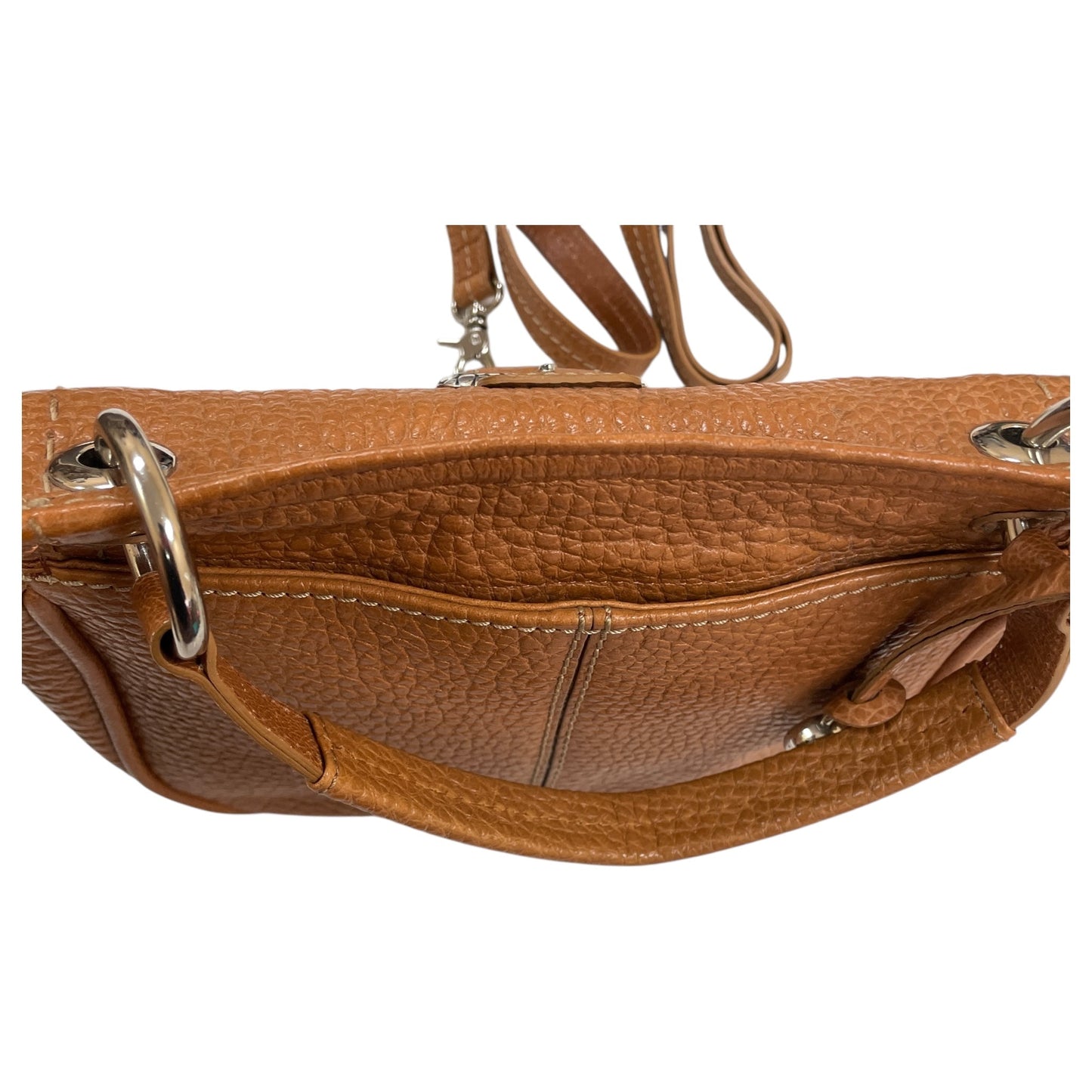 Handbag Leather By Brighton In Tan, Size:Medium