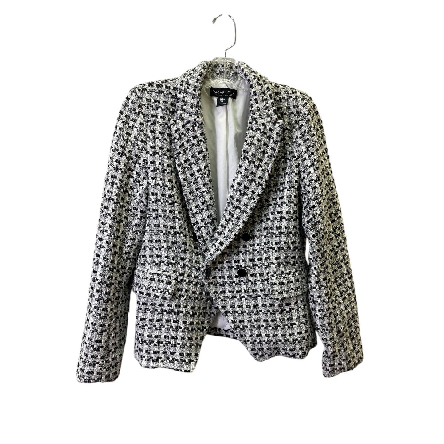 Blazer By Rachel Zoe In Black & White, Size:M