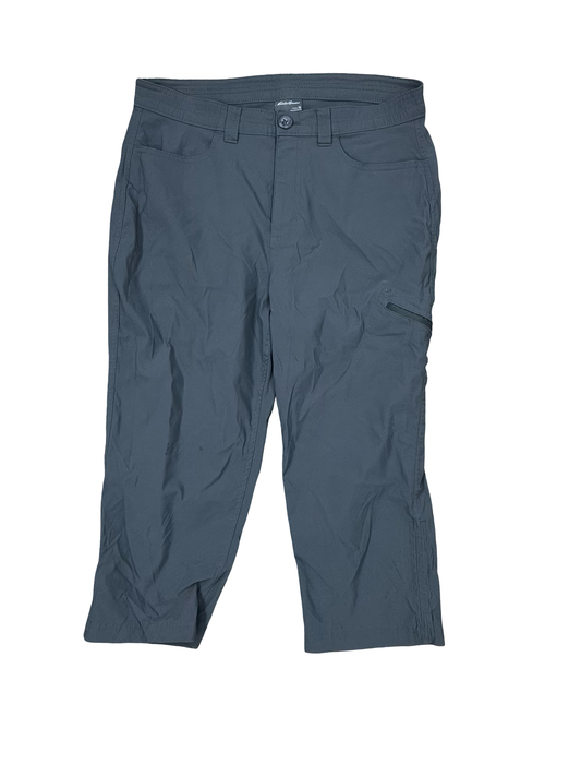 Pants Cropped By Eddie Bauer In Grey, Size:L