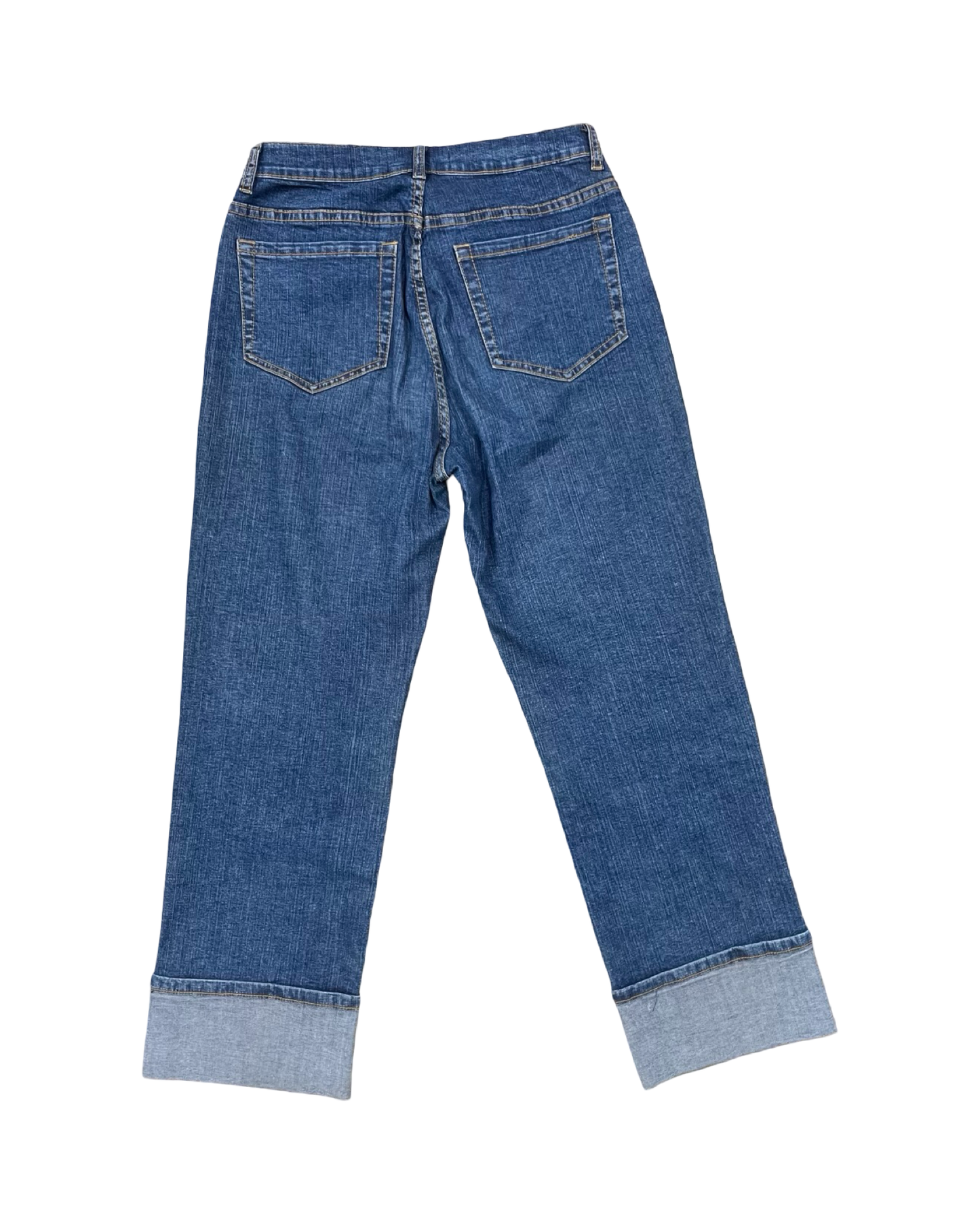 Jeans Cropped By Not Your Daughters Jeans In Blue Denim, Size:8