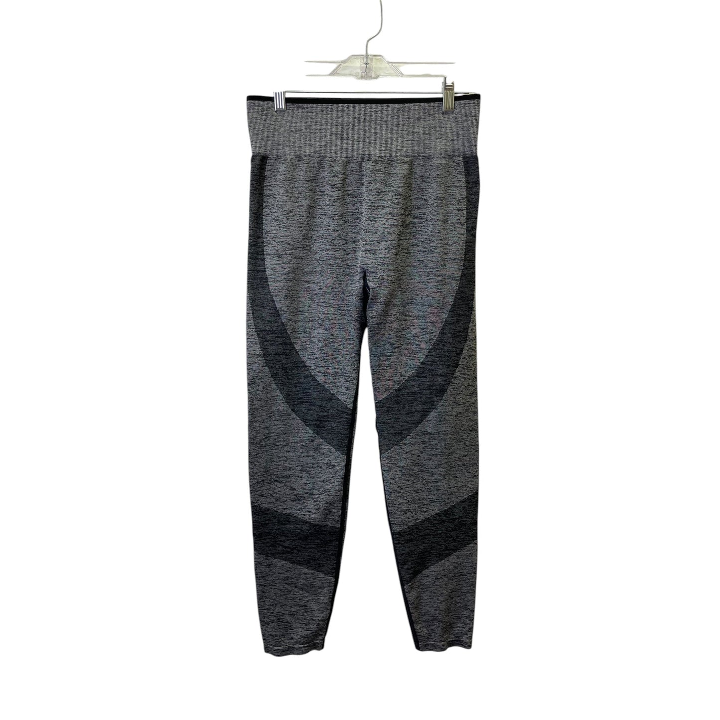 Athletic Leggings By Pink In Black & Grey, Size:L