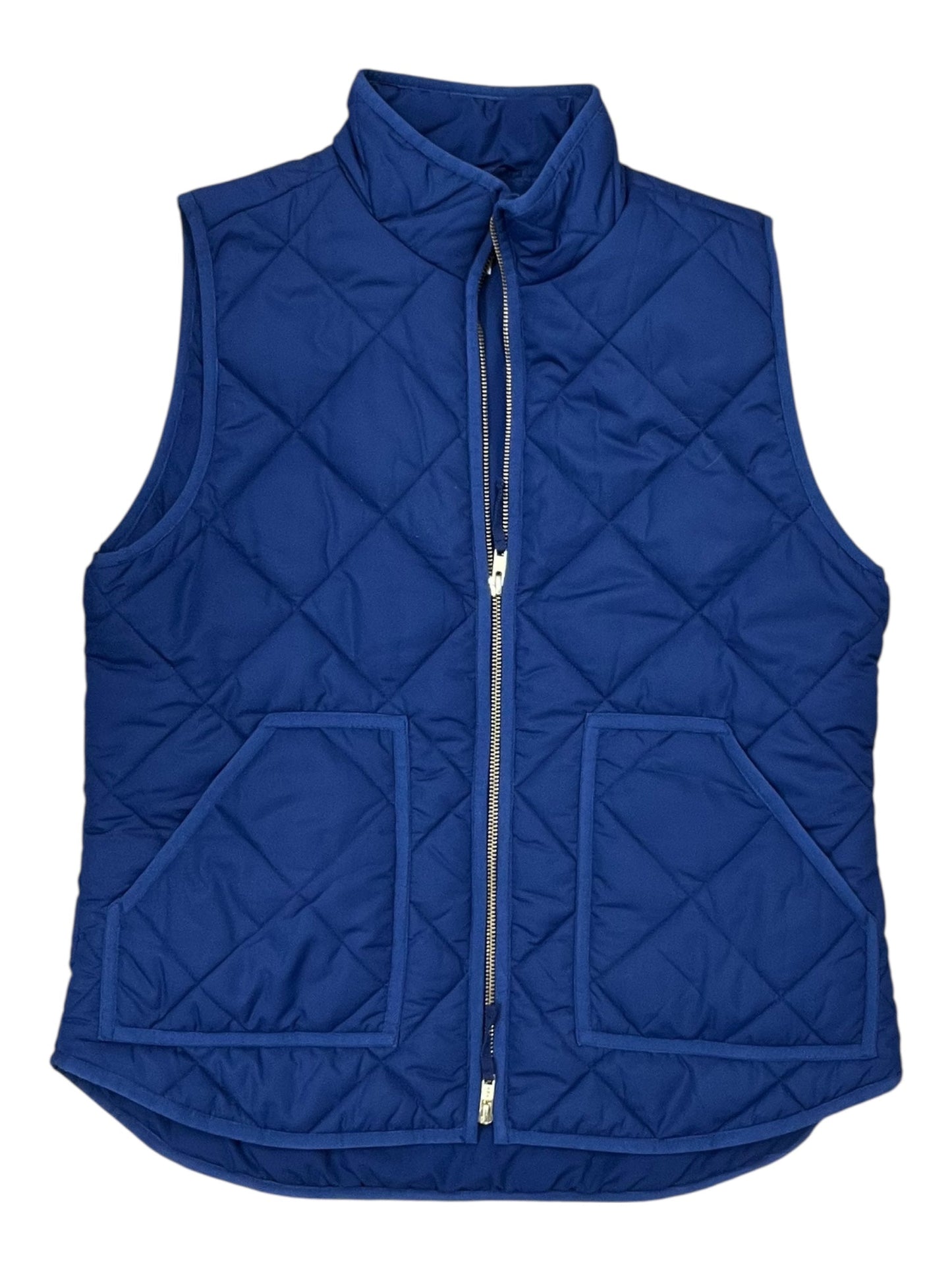 Vest Puffer & Quilted By J. Crew In Navy, Size:M