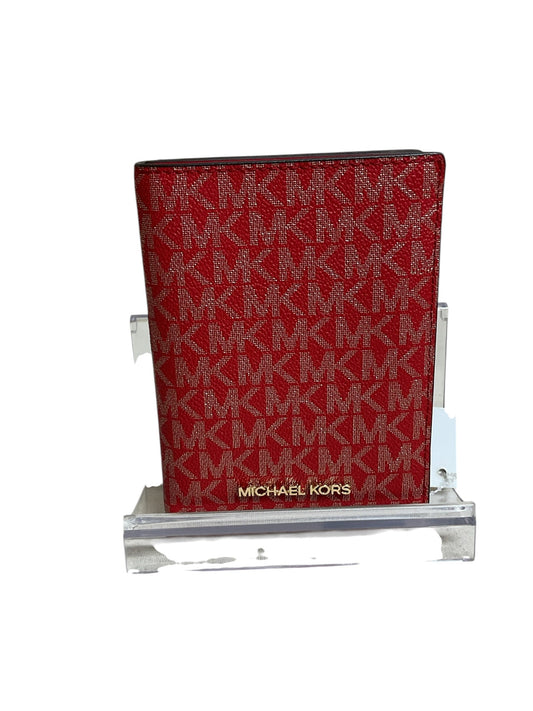 Wallet Designer By Michael Kors In Red, Size:Medium