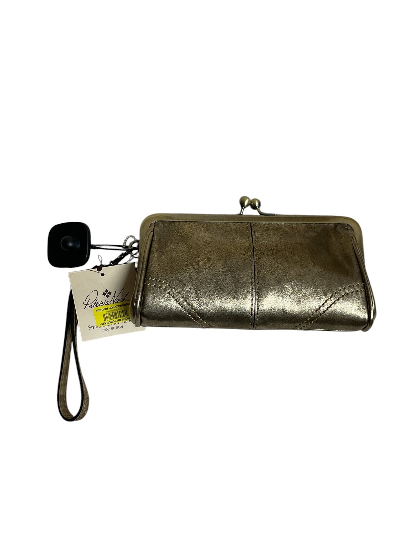 Wristlet Designer By Patricia Nash In Gold, Size:Small