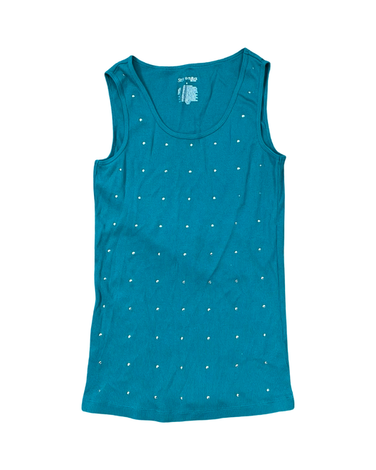 Tank Top By St Johns Bay In Teal, Size:M