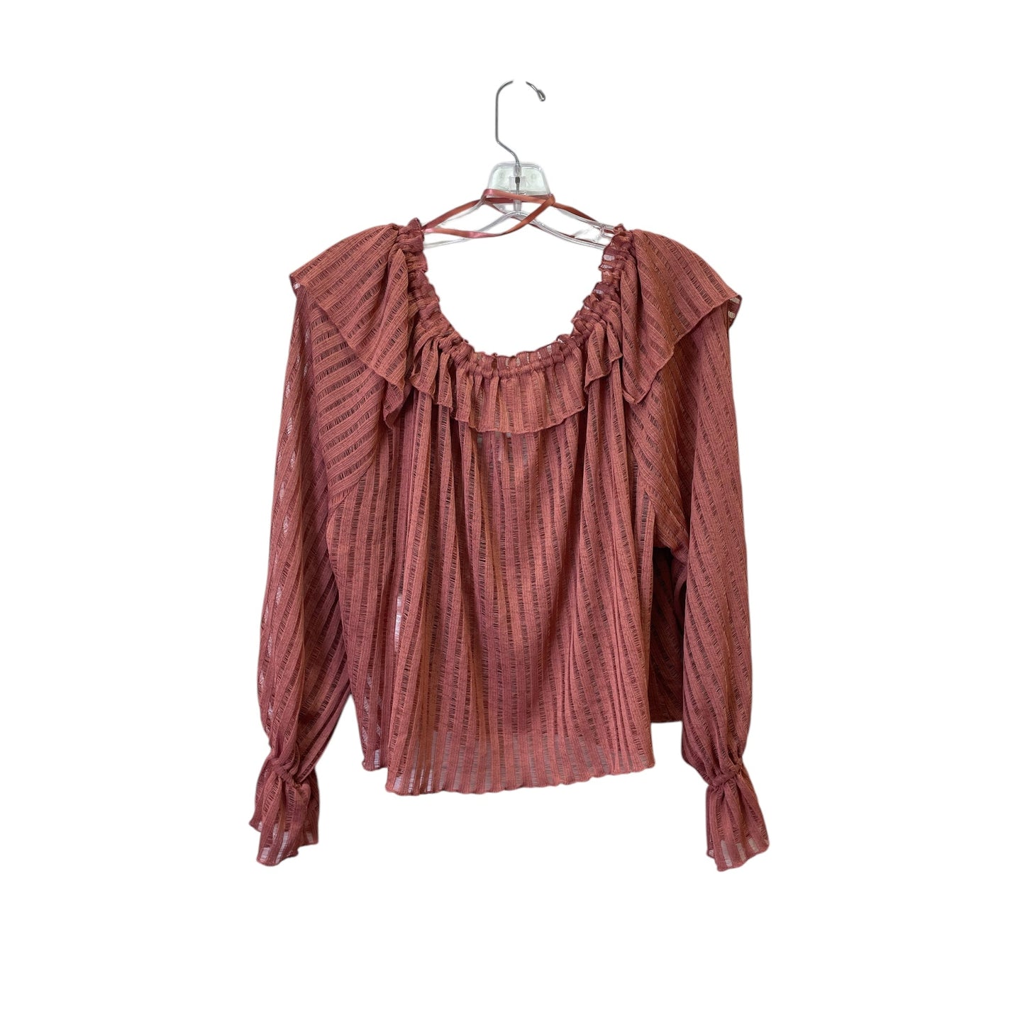 Top Ls By Anthropologie In Mauve, Size:Xs