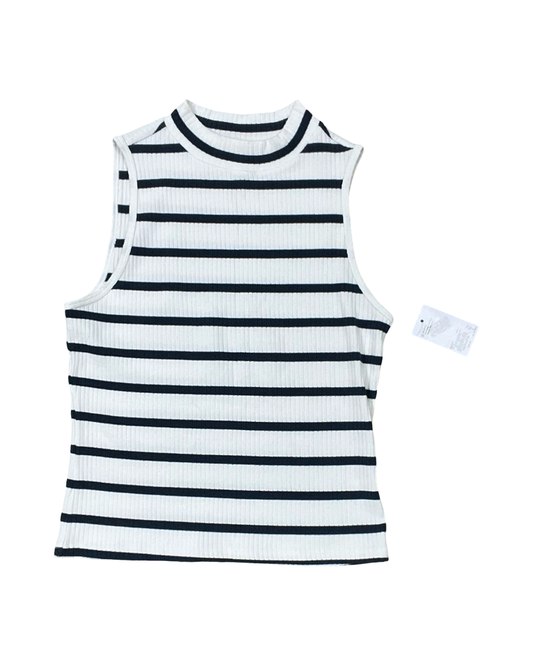 Top Sleeveless By Sonoma In White, Size:L