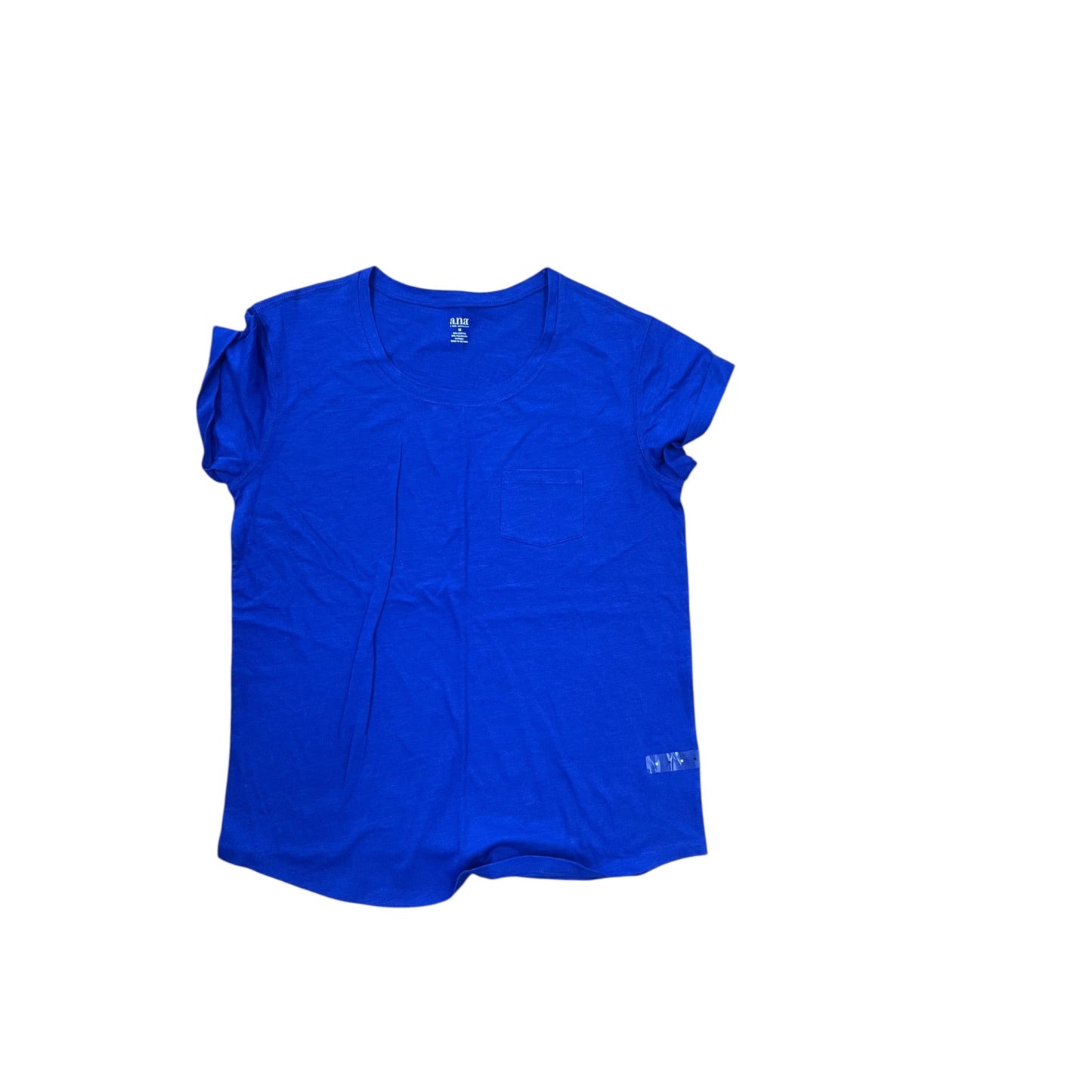 Top Ss Basic By Ana In Blue, Size:M